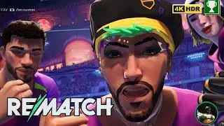 🟢 [ESP-ENG] Xbox Series X - Rematch - Dando Pases al 1er Toke - 4K HDR!