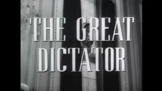 THE GREAT DICTATOR ('41) 