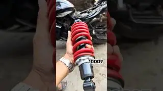 Suzuki gixxer🏍️ Rear Suspension Change in ₹1000! Full Upgrade Explained 🔧🔥#djiaction4  #motovlog