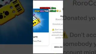 What Happens IF you decline a Free brawl pass 🤔🔥 #brawlstars