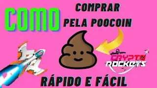 #cryptorockets #ccar #jogonft Como comprar a moeda do Jogo NFt Crypto Rockets tipo Ccar pela Poocoin