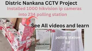 District Nankana Polling station CCTV Project | Installed 1000 Hikvision IP cameras polling station