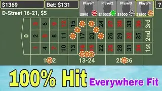 💃 Roulette 100% Hit Strategy to Success | Roulette Strategy to Win 