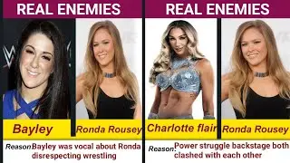 Женщины-рестлеры WWE и их настоящие враги | wrestlinginc