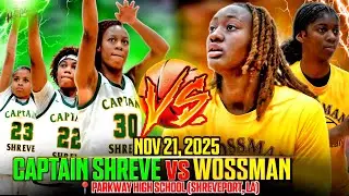 ⛹🏽&zwj;♀️ Captain Shreve vs Wossman | Powerhouse Louisiana Girls Hoops Battle | 11/21/2025