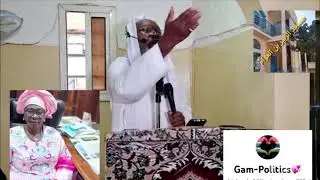 Imam Fatty’s Friday sermon was very wild today😳 Isatou Touray will never attack Imam