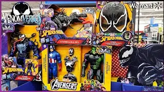 Marvel Venom VenomVersus New Toys Invade Walmart Spider-Man, Captain America