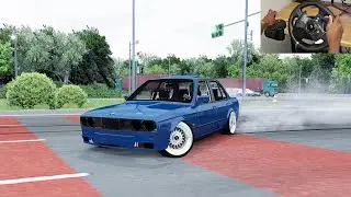 VQ35 BMW E30 325i HIGH SPEED STREET SPINNING - Assetto Corsa (Logitech G920 wheel)