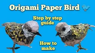 How To Make Paper Bird 🐦 | Origami paper craft bird | how to make paper bird out of paper