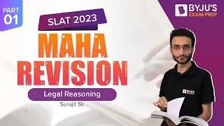 Legal Reasoning Marathon for SLAT 2023 | SLAT Legal Reasoning Revision | SLAT 2023 Law Exam