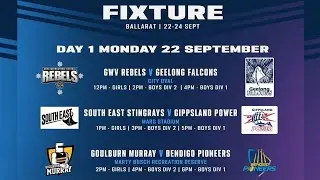 2025 V/Line Cup U15 Boys Division 1 Goulburn Murray  v Bendigo Pioneers