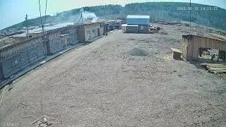 Пожар на базе в Жигалово 15 мая 2022 года