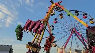 No Limit Freak Out ride at Piqua Center Carnival Piqua Ohio