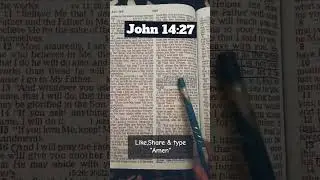 John 14:27 Meaning &ndash; Peace I Leave With You | Bible Verse Reflection#John1427 #BibleVerse #Peace