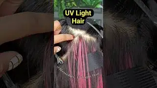 AMAZING New Invisible Extensions UV Light Hair