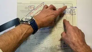 PATRON DE YATE  LOXODROMICA CASOS PARTICULARES  DIRECTA A RUMBO SUR ANALITICA Y  GRAFICAMENTE