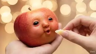 I Fed a Living Apple 🍎 (Ultra-Realistic AI Macro)