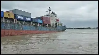 #mtt Singapore #horrific moment of cargo ship accident uluberia #ship#viral#uluberia