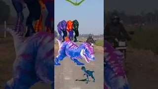 Big dinosaur trex chase part-668 #dinosaur #trex #jurassicworld #dinosarfight #youtubeshorts #shorts