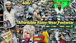 Cheapest Rainy Wear Footwear | Clogs | Chappals | Shoes | Branded Sandals & Clogs At Discounted Rate