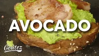 Creamy Avocado Toast with Smoked Bacon and Maple Syrup