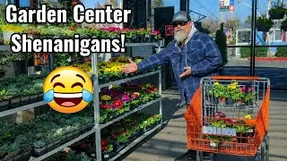 Flower Shopping at Home Depot - With John! 😂