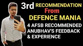 4 AFSB RECOMMENDED || ANUBHAB'S EXPERIENCE & FEEDBACK