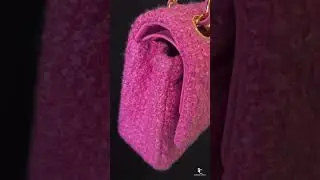 Bolsa Classic Flap Tweed Pink