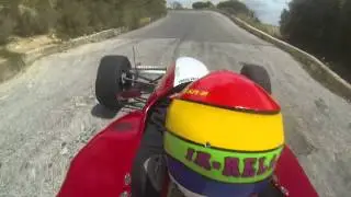 Jonathan Tonna at the Mtahleb Hillclimb 3rd Overall 1st in class Tatuus Hayabusa