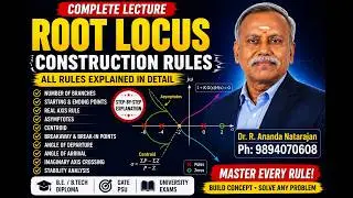Root Locus Complete Theory | Construction Rules   Control Systems GATE  #controlsystems