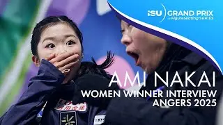 Golden debut | Ami Nakai (JPN) | Women Winner Interview | #GPFigure France 2025