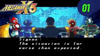 Mega Man X Legacy Collection 2 - Mega Man X5 - 01 - The Sigma Virus