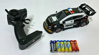 Unboxing 4WD RC Drift Sport Police Car, RC Cute Minions, RC Pink Ice Cream Excavator, Blue Police