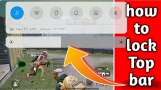 Stop Swipe Down Notification Bar While Gaming | block notification drawer