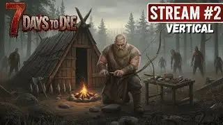 7 Days to Die: 2nd stream on new server can we survive in the early game? #shortslivestream #shorts