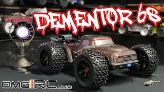 Unboxing RC 1/8 DEMENTOR XP 4WD SWHEELBASE MONSTER TRUCK 6S BRUSHLESS RTR OMGRC.com