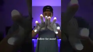 Beginner Gloving Tutorial! The Downward Finger Roll! #gloving #lightshow