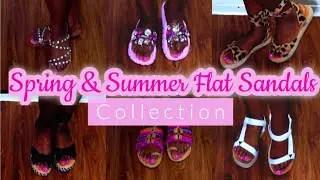 Spring and Summer Flat Sandals Collection Shoes