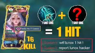 NEW GLOBAL LUNOX 1 HIT BRUTAL DMG BUILD 2025! Recommended Build! Build Top Global Lunox 2025 - MLBB