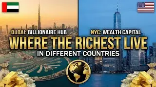 The Richest City in 50 Different Countries (2025 Ranking)