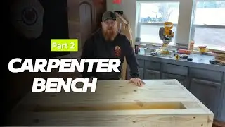 Completing the Carpenter's bench which actually is a cabinet makers bench