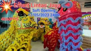 Kota Kinabalu Emart lion dance showcase at soft opening Lintas Jaya 24HR 4K60FPS - Part 2