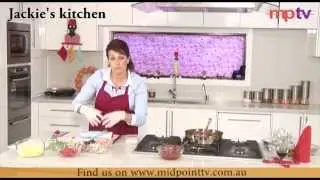 Jackie's kitchen. Pizza Scrolls