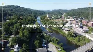 Birdseye of St  Johnsbury, VT