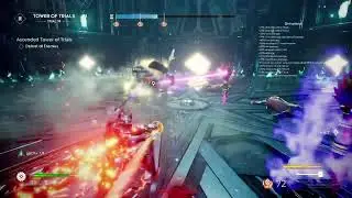 Godfall Climbing the tower to help friends go platinum