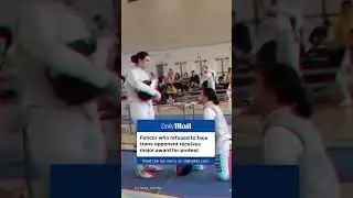 Fencer who refused to face trans opponent receives major award for protest