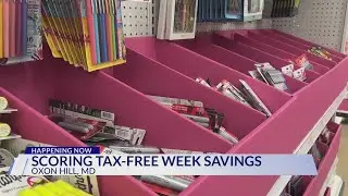 Maryland shoppers cashing in on tax-free shopping, savings this week