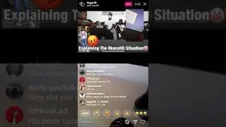 Biggz9k baiting out OKERAHD with RaeeBabe on the live 😳