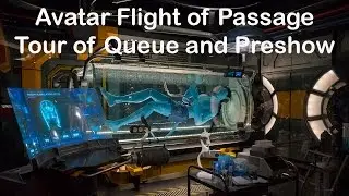 Avatar Flight of Passage Queue and Preshow - Disney's Animal Kingdom (4K)