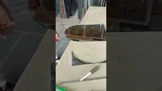 One side round cutting mirror #jaipur